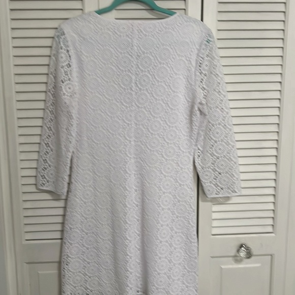 Lilly Pulitzer White Lace Dress size Medium - Picture 7 of 8